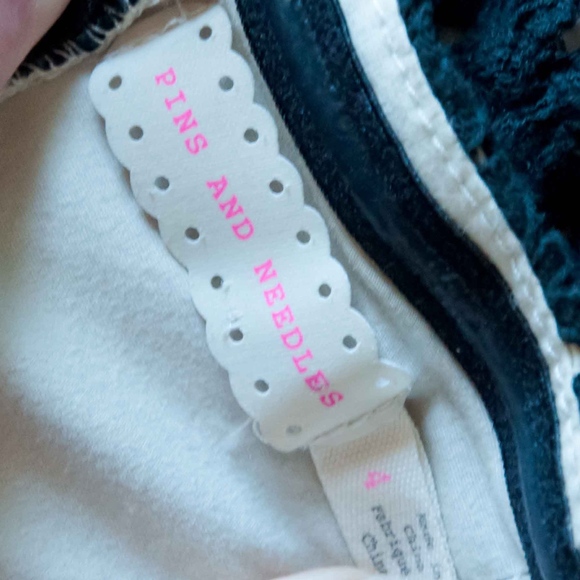 Pins and Needles Anthro Strapless Lace Dress - Picture 7 of 8